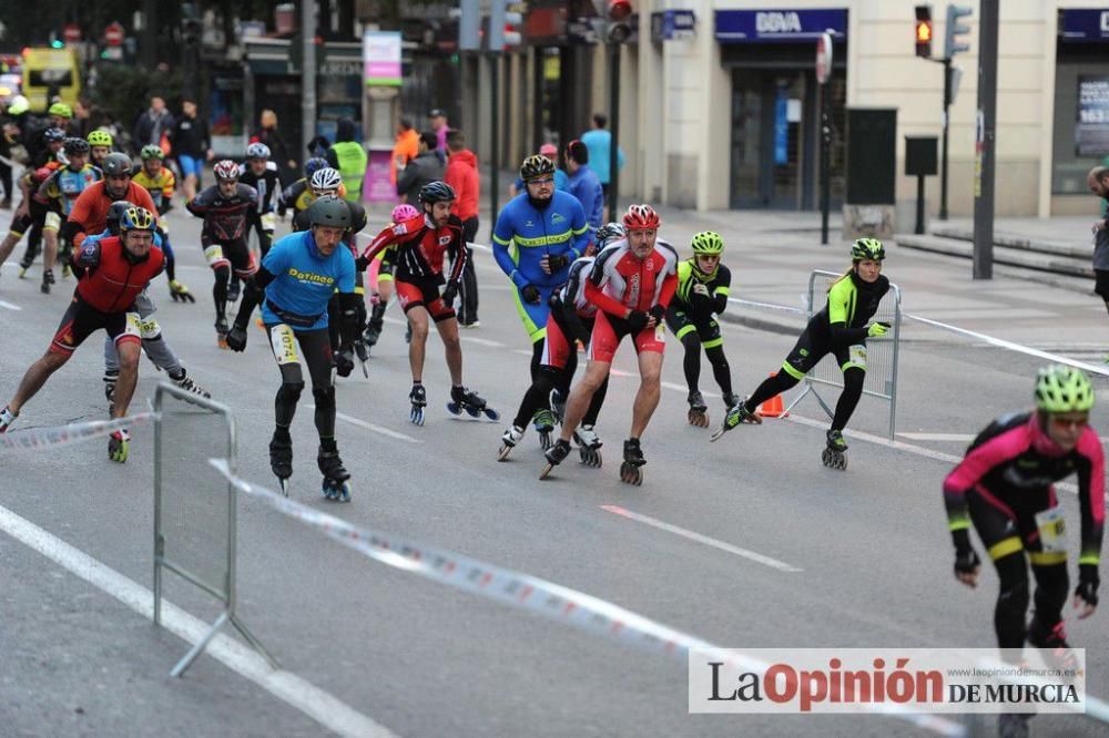 Murcia Maratón. Salida patinadores