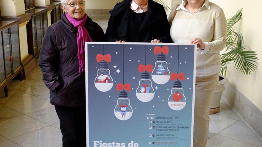 Teresa Porras ha presentado la programación de la Navidad del distrito Cruz de Humilladero.
