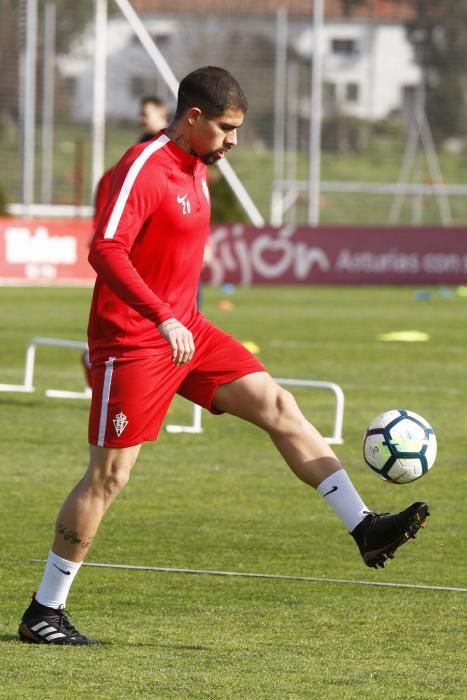 Entrenamiento del Sporting