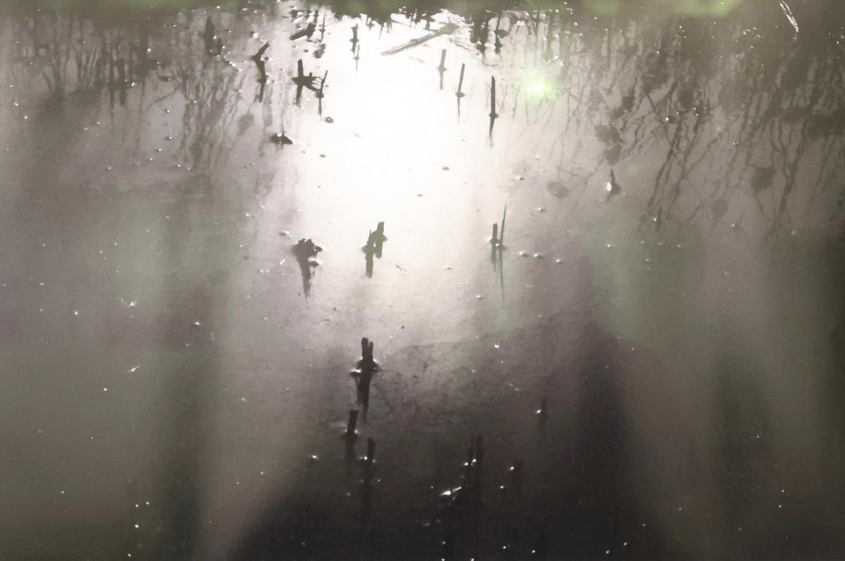 Imagen del agua de una acequia del Prat de ses Monges, tomada en 2012.