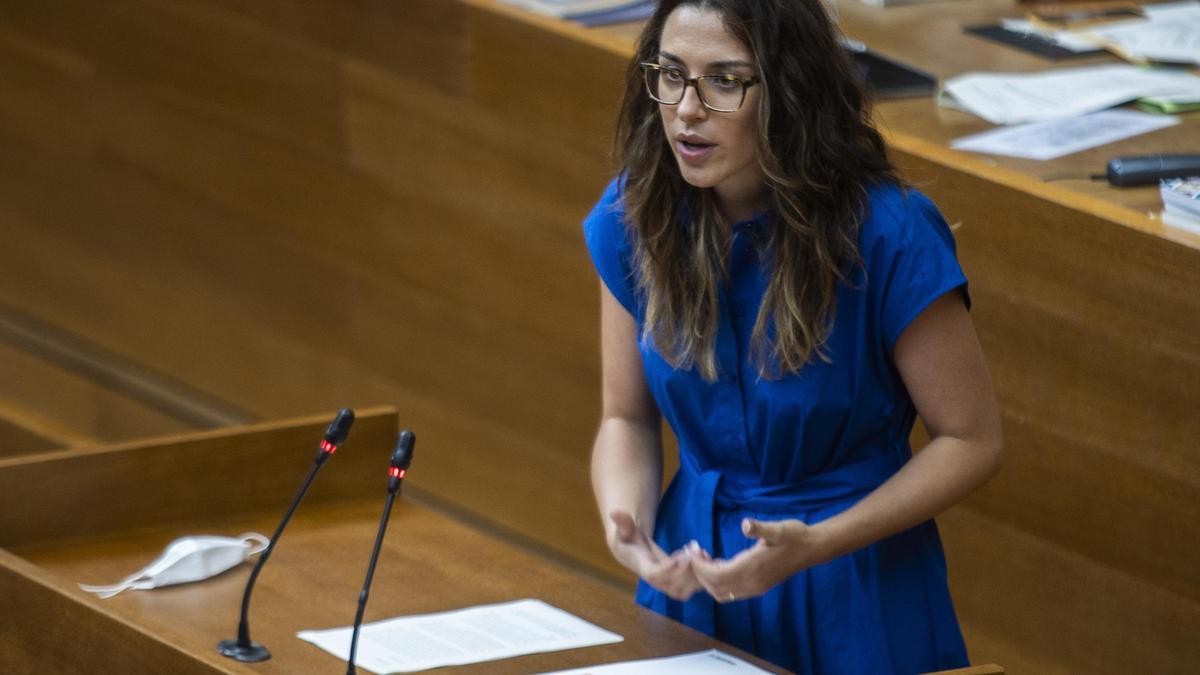 La portavoz adjunta de Compromís, Aitana Mas.