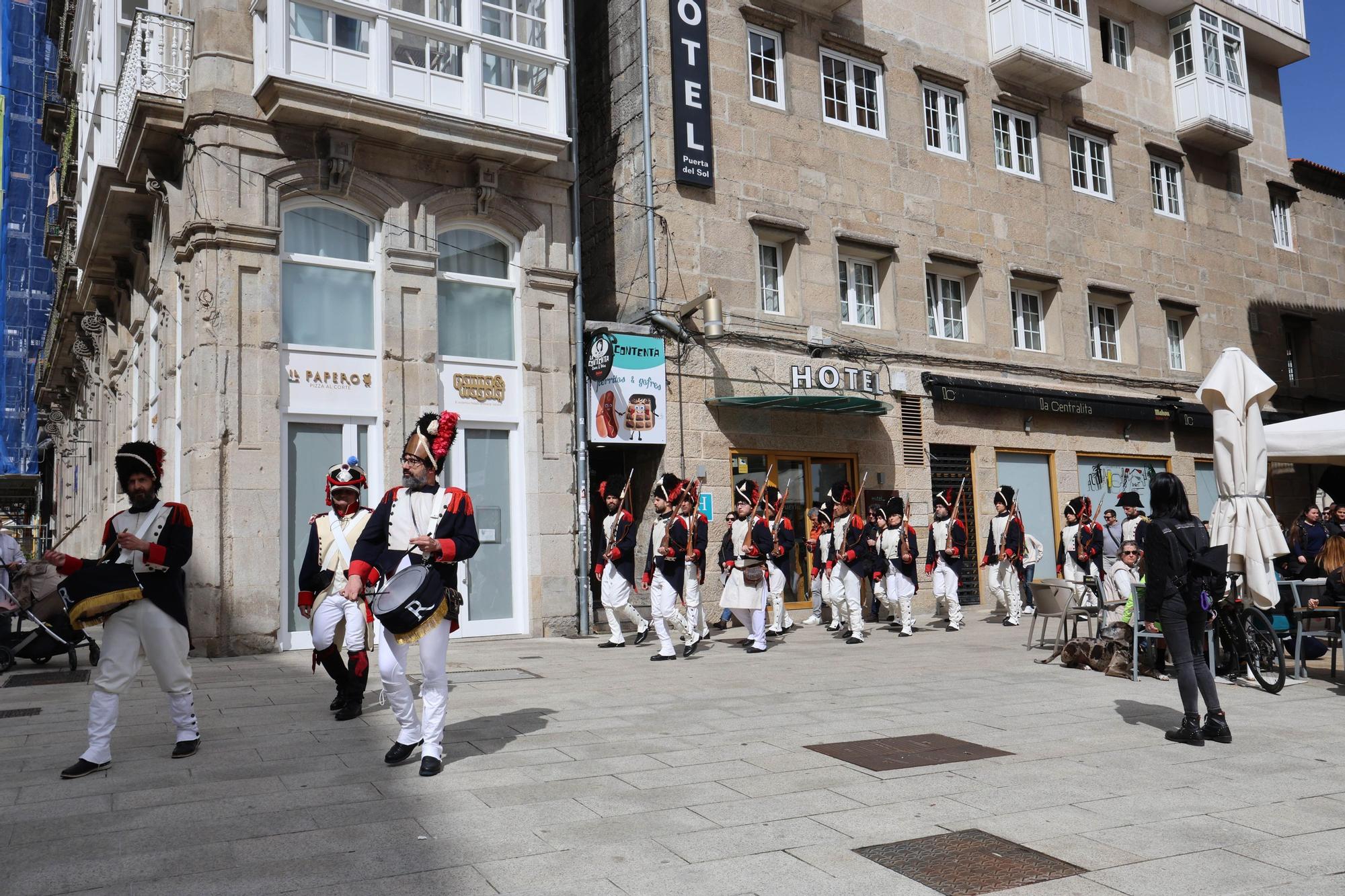 Día dos de la invasión francesa: las tropas de Napoleón no frustran la fiesta a los vigueses