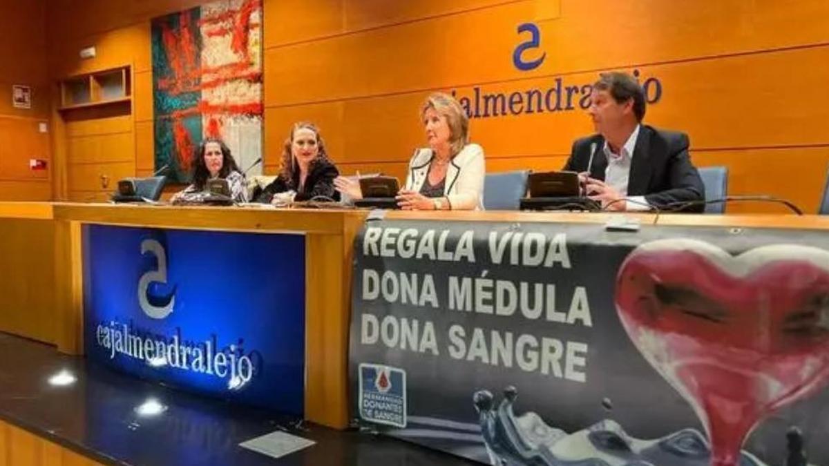 Un acto organizado por los donantes de Almendralejo el pasado noviembre.