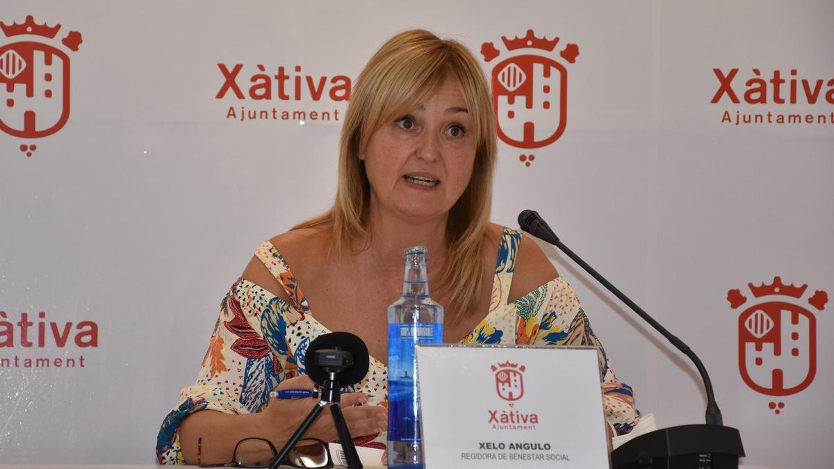 La regidora de Benestar Social de Xàtiva, Xelo Angulo.