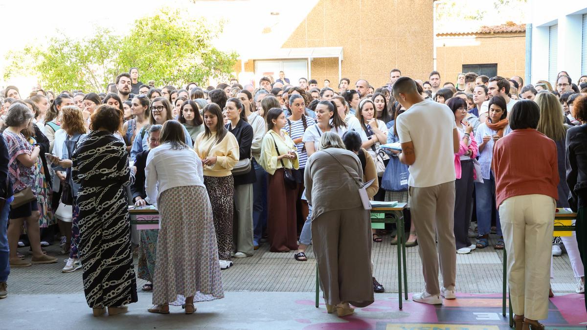 Aspirantes a las oposiciones de educación el pasado 21 de junio.