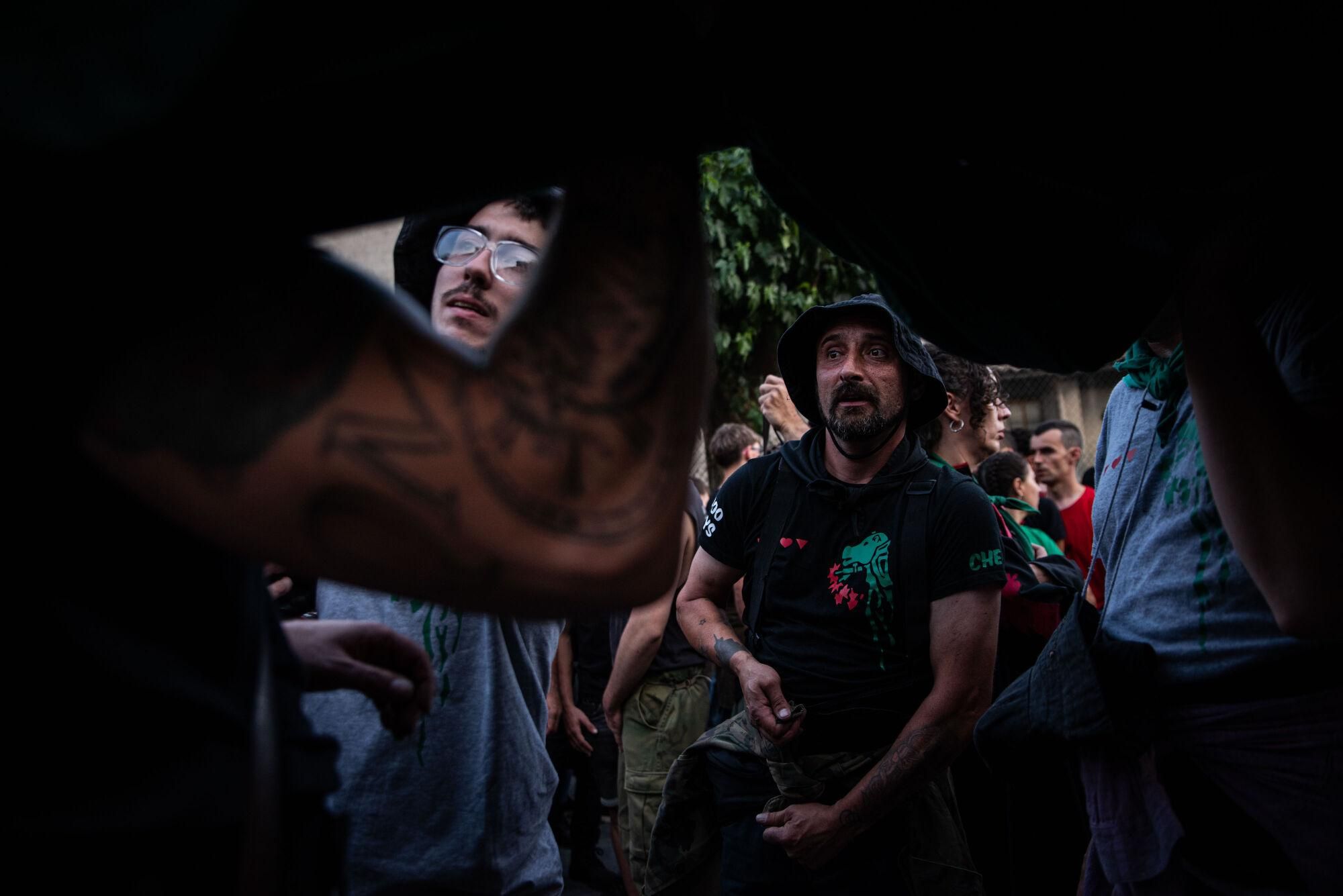 Les millors fotos dels primers salts del passacarrers de la Patum 2025