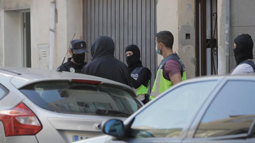 Gran operación policial contra el tráfico de drogas en Palma