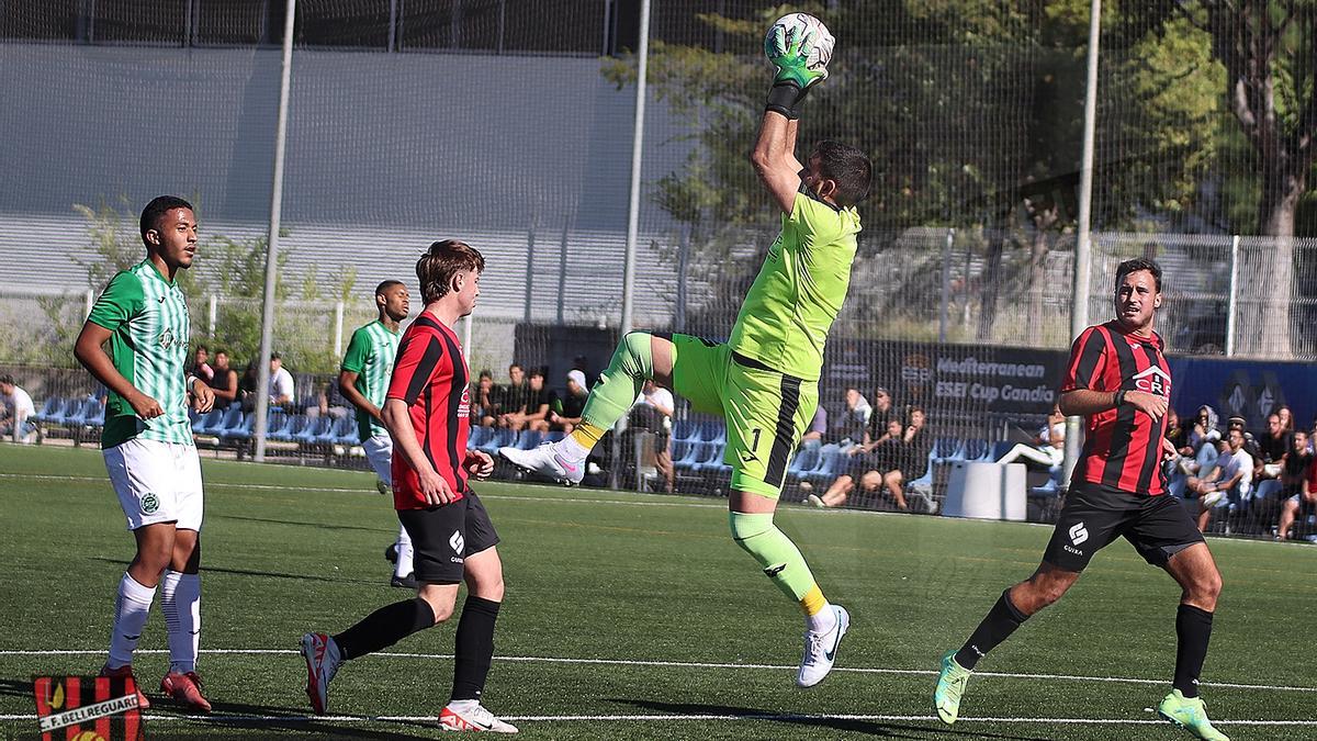 Una imagen del partido Safor CF Gandia & CF Bellreguard que acabó con empate sin goles