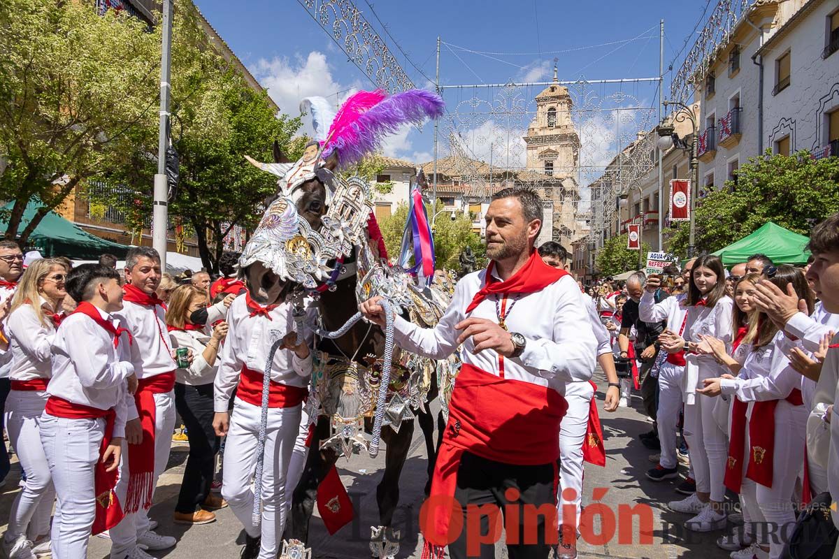 Recorrido Caballos del Vino día dos de mayo en Caravaca