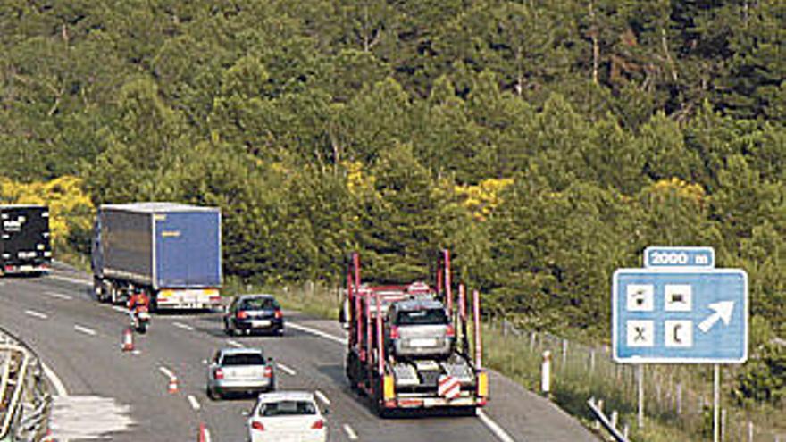 L&#039;autovia A-2, al terme del Bruc