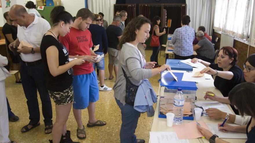 Momento de una votación anterior.