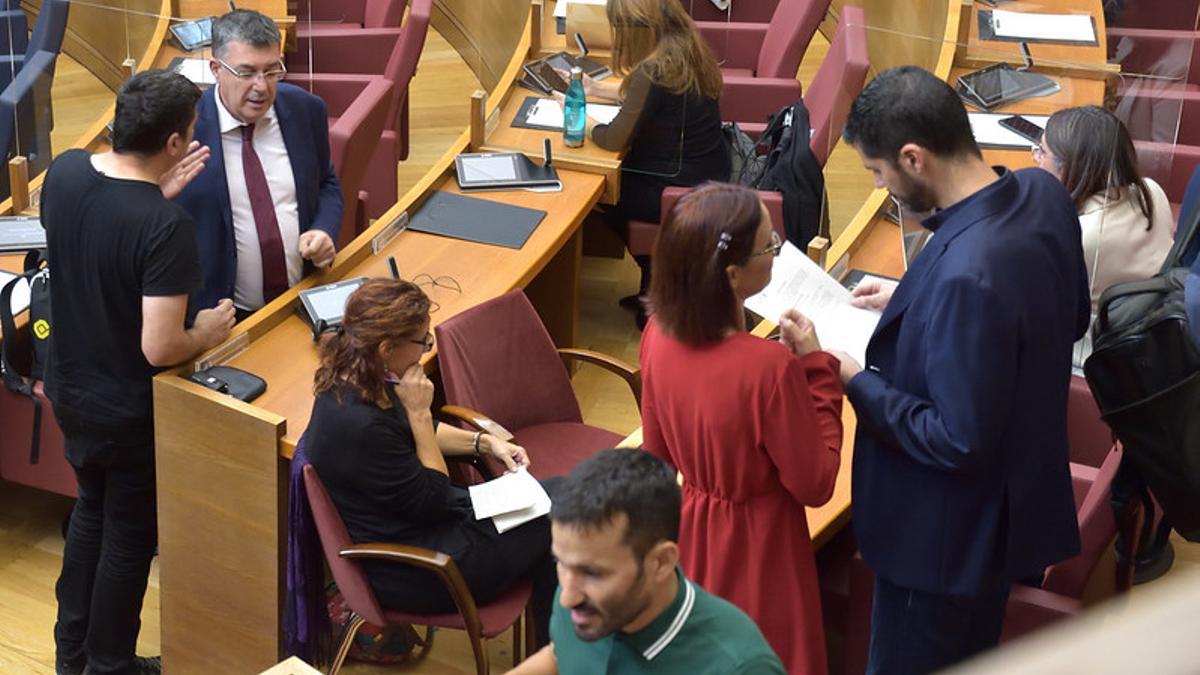 Diputados del Botànic en las Corts