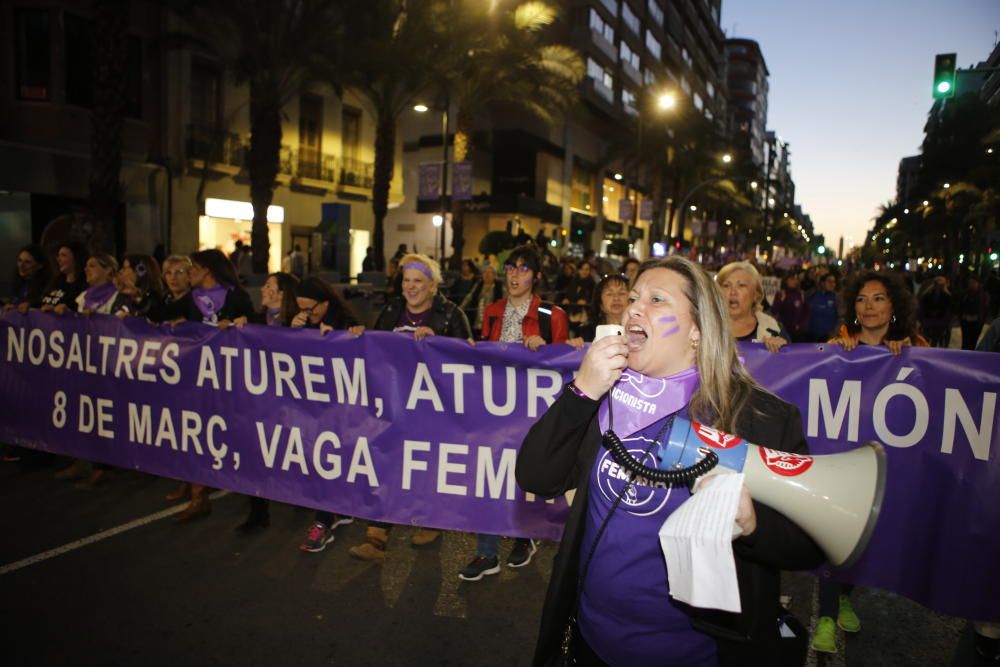 Manifestación del 8M en Alicante