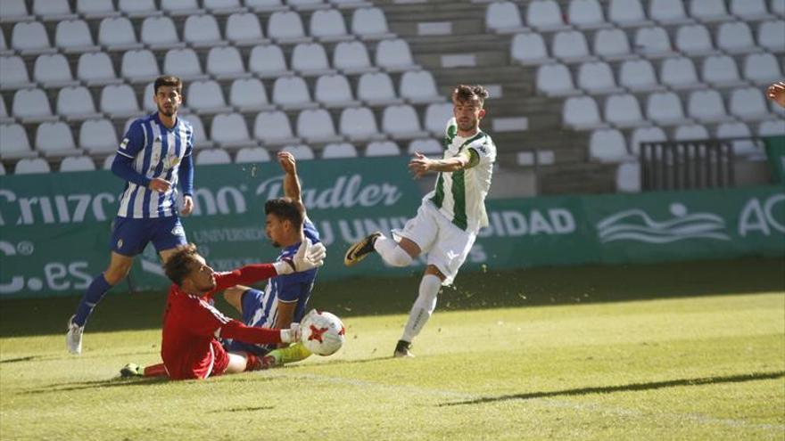 El Córdoba B se estrella en Lucena contra El Ejido y el larguero