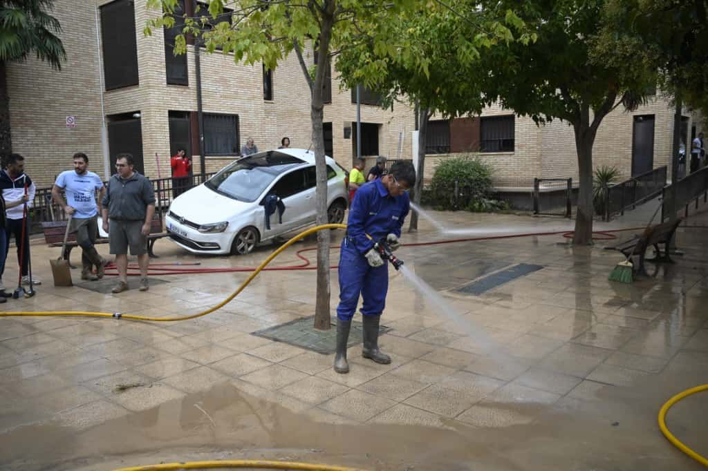 En imágenes | Así han amanecido María de Huerva y Cuarte tras las tormentas