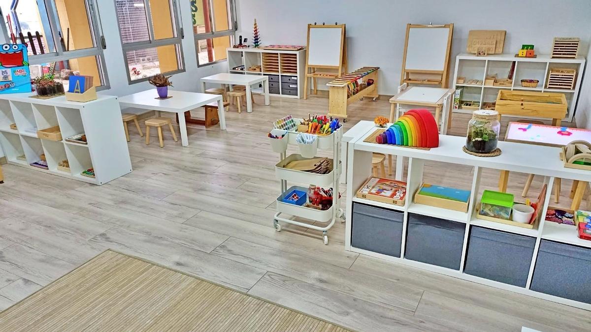Instalaciones de la escuela de Aralde.