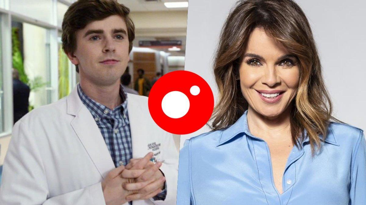 Escena de 'The Good Doctor' y Carmen Chaparro