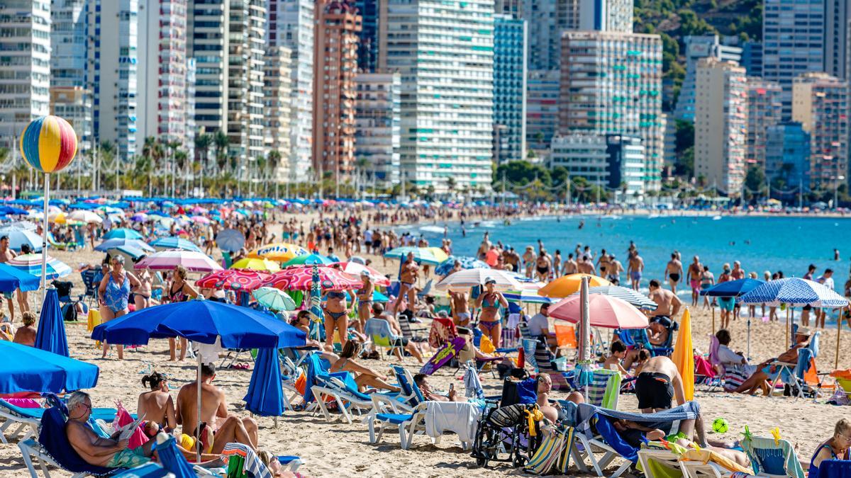 Playa de Levante de Benidorm