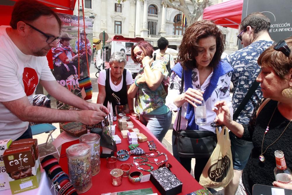 Día Mundial del Comercio Justo en Valencia