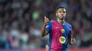 El Barça busca una solución para Ansu Fati