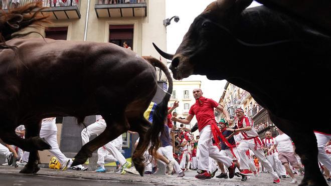 Primer encierro de los Sanfermines 2023