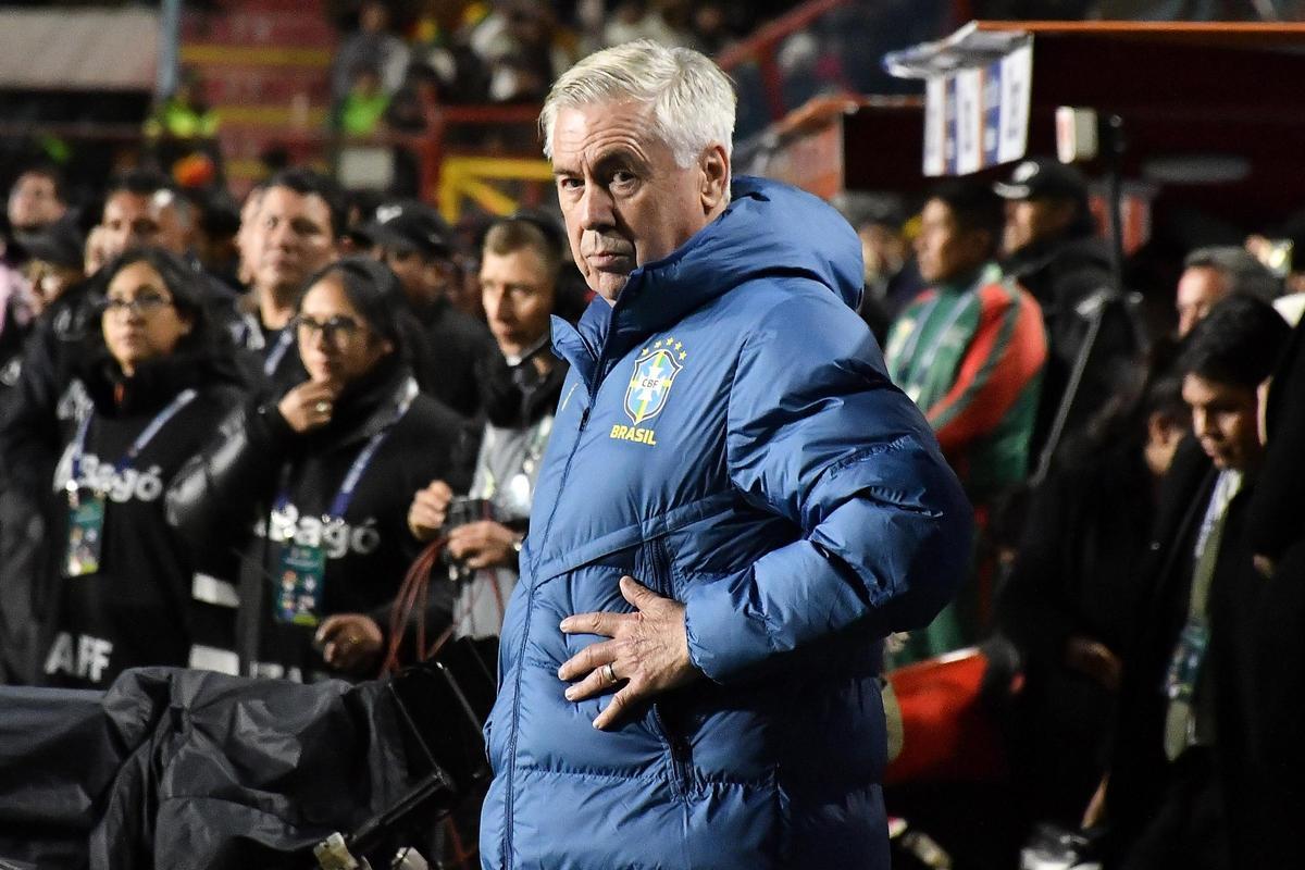 Carlo Ancelotti, seleccionador de Brasil.