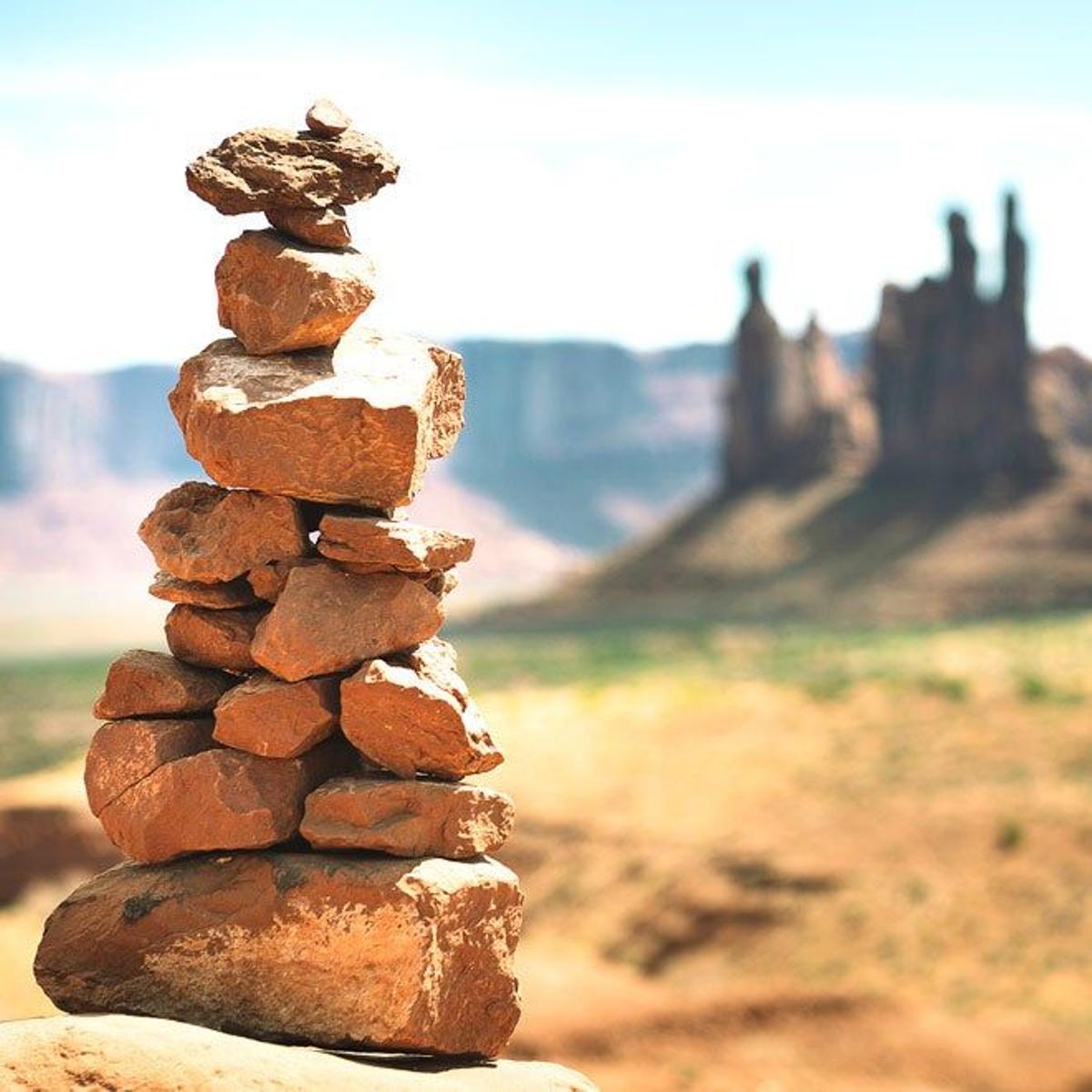 Formaciones rocosas en el desierto de Arizona.