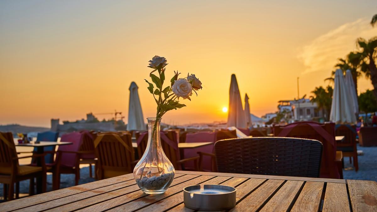Terraza de verano.