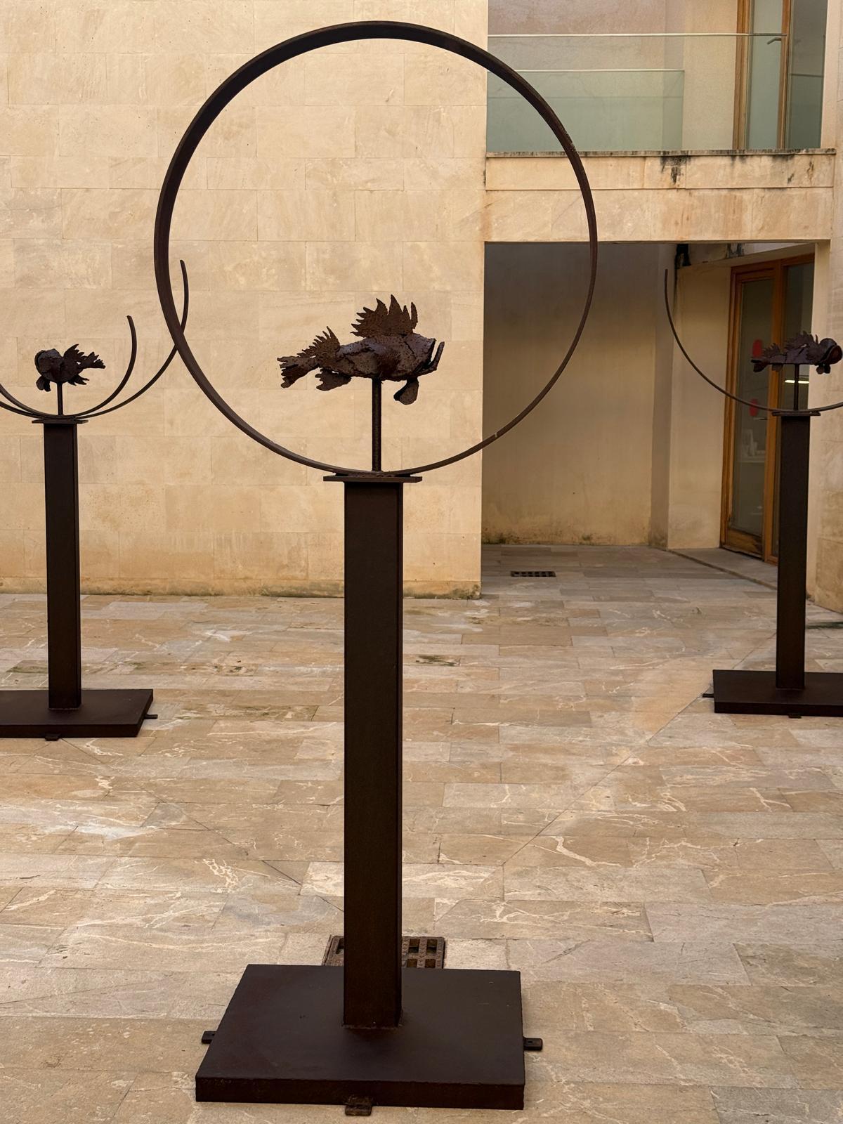 Otra vista de la instalación artística.