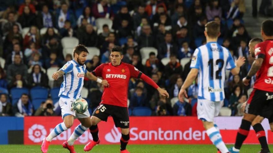 Die Spieler von Real Mallorca zeigten nur in einer Halbzeit eine ansprechende Leistung.