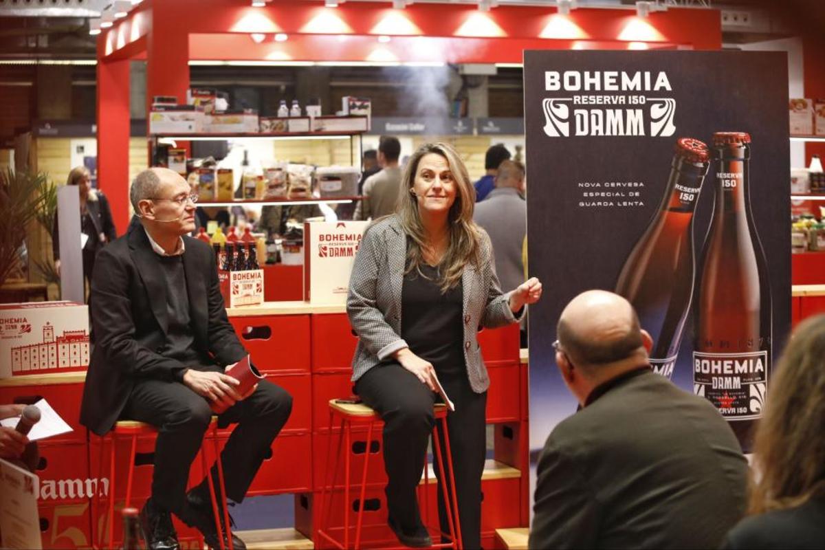 La presentació de Bohemia Damm, aquest dilluns al Fòrum Gastronòmic de Girona.