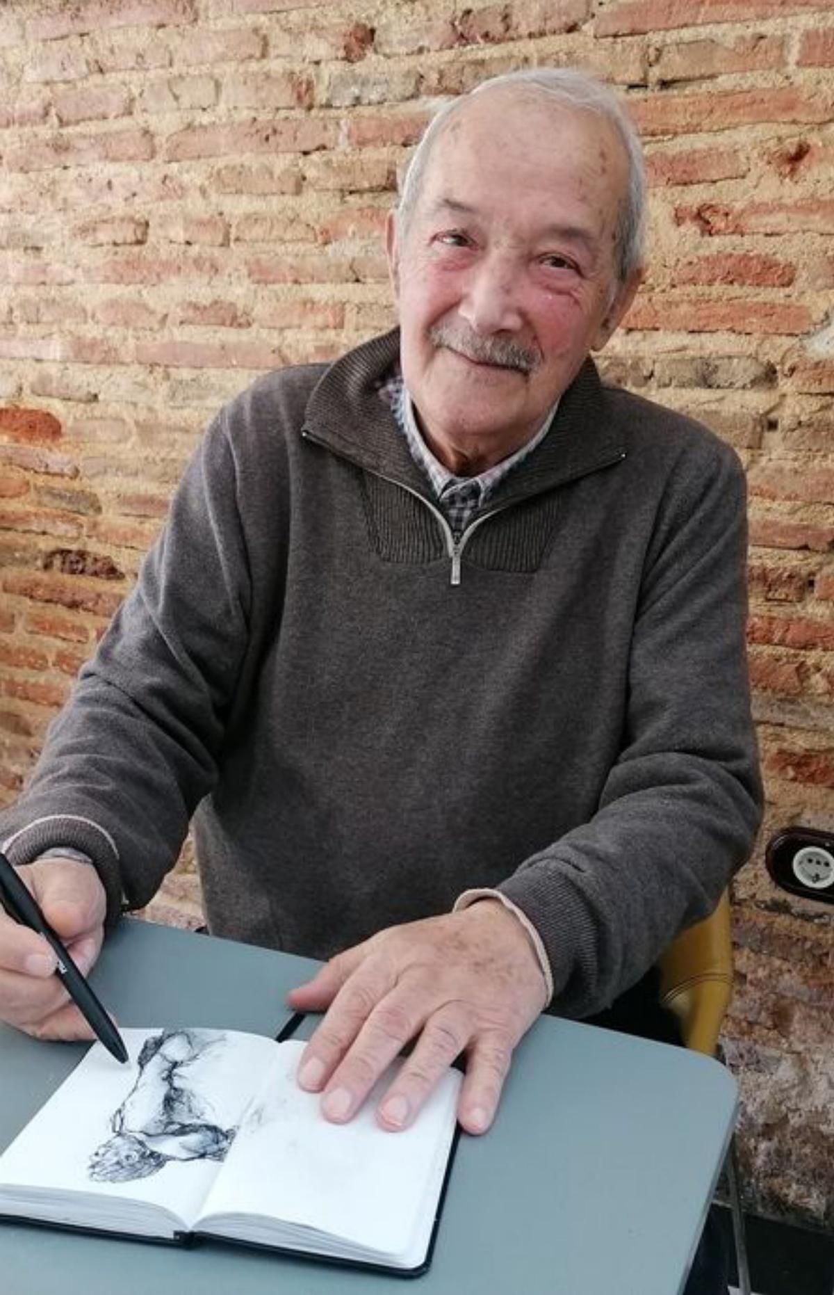 El artista toresano, Jesús Pinilla. | M. J. C.