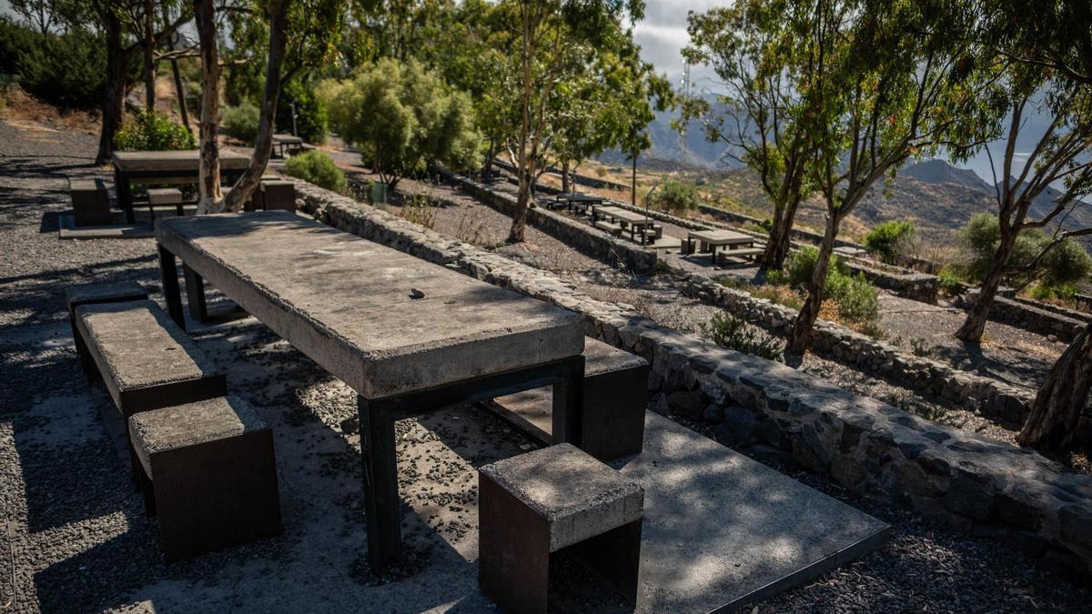 Deterioro en el Parque de Las Mesas