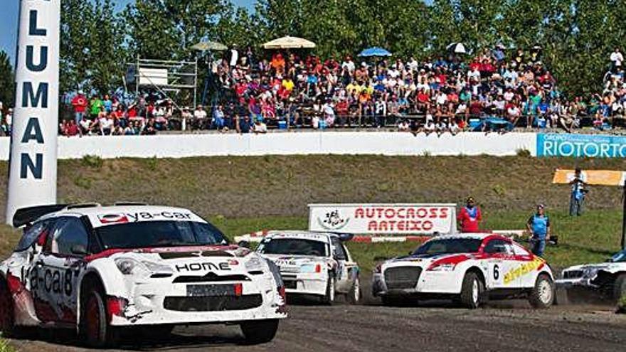 Carrera disputada en el circuito de autocross de Morás, en Arteixo.