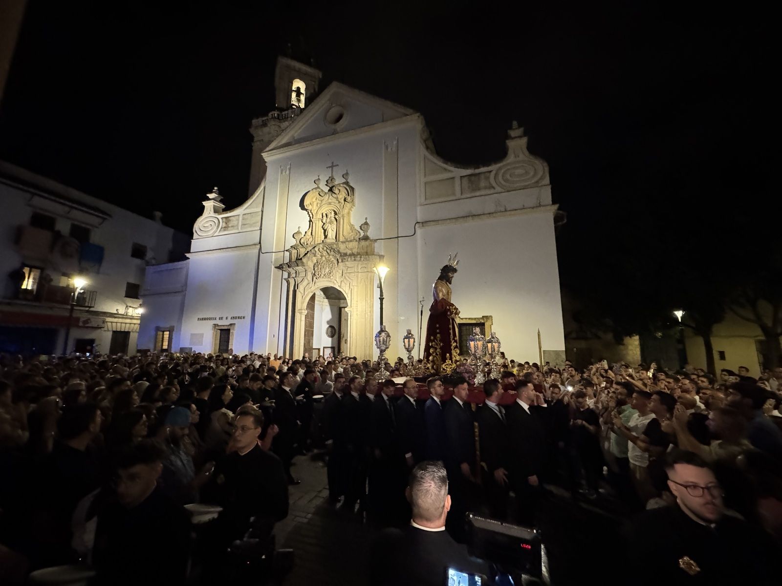 El traslado de Nuestro Padre Jesús de los Afligidos, en imágenes