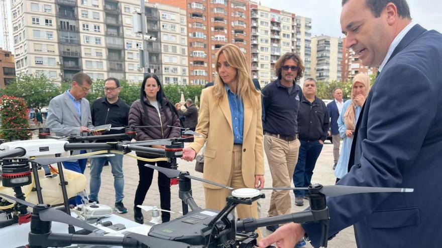 Un helicóptero y cuatro drones para luchar contra el mosquito tigre en Murcia