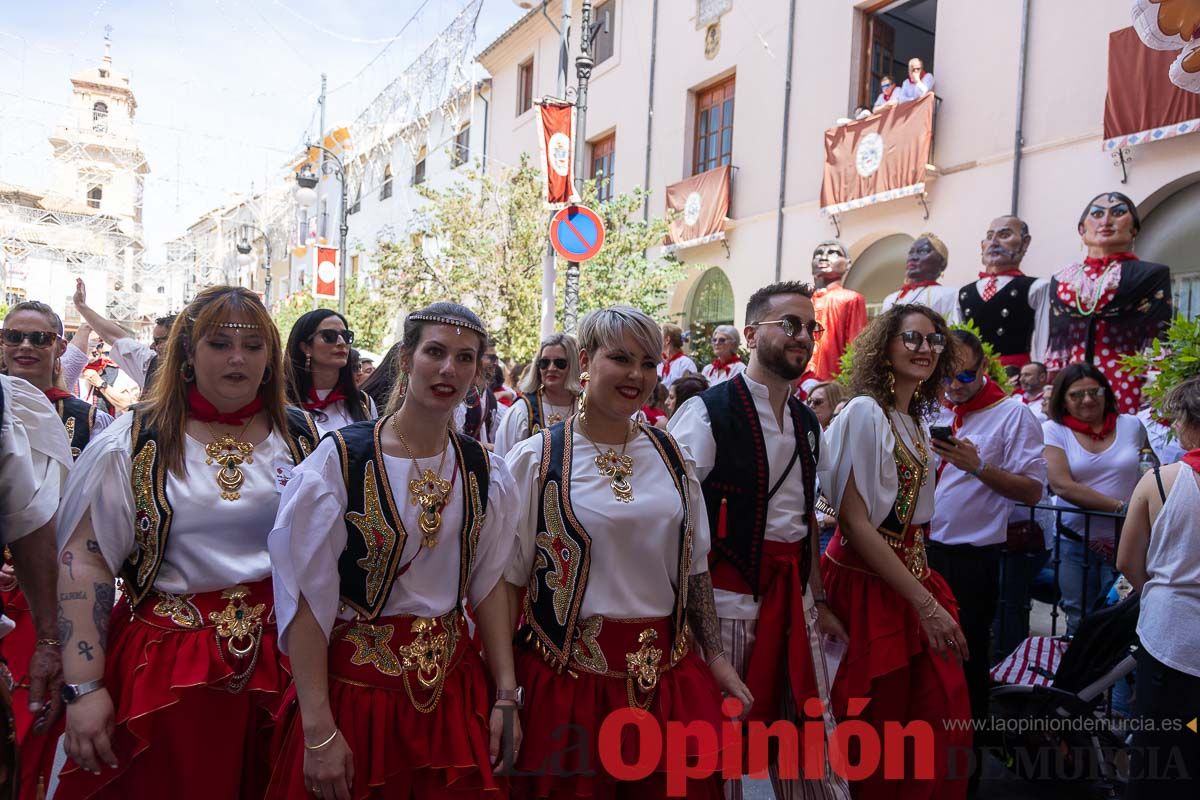 Moros y Cristianos en la mañana del dos de mayo en Caravaca