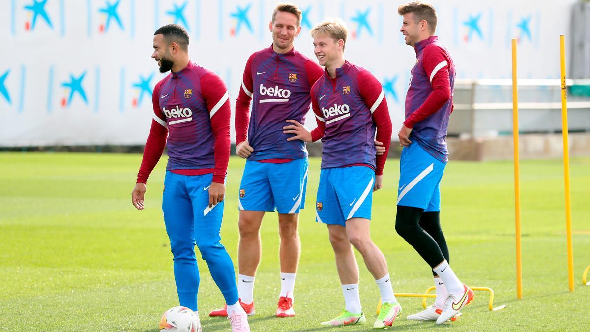 Así ha sido el entrenamiento de este viernes del FC Barcelona