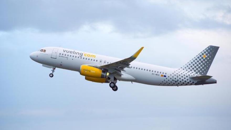 Un avión de la compañía Vueling.