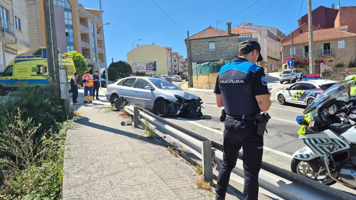 Coche accidentado