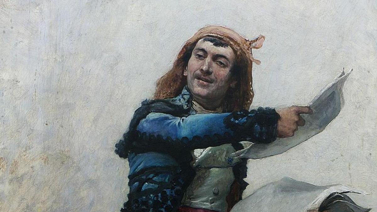 "Vendedor de periódicos", de José Jiménez de Aranda.