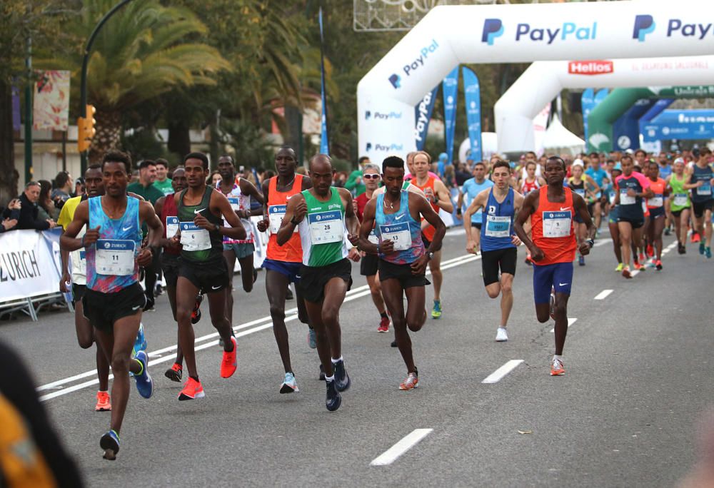 Las mejores imágenes de la Maratón de Málaga 2018