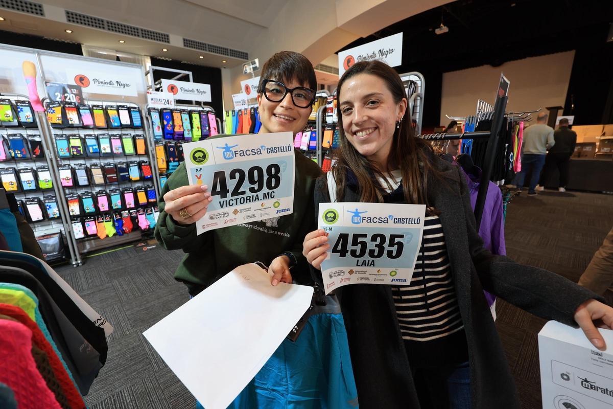 Recogida de dorsales para el 10K Facsa Castelló.