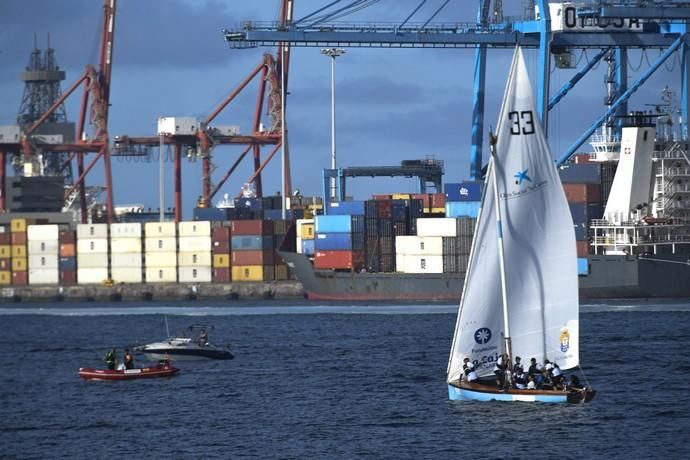 21-09-19 DEPORTES. BAHIA DEL PUERTO. LAS PALMAS DE GRAN CANARIA. Vela latina. Desempate Guanche-Tomás Morales por el título del Campeonato. Fotos: Juan Castro.  | 21/09/2019 | Fotógrafo: Juan Carlos Castro