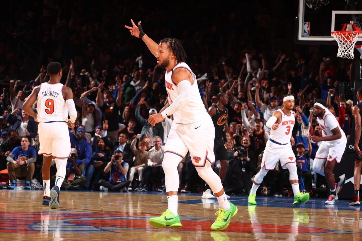 Jalen Brunson, con los Knicks.