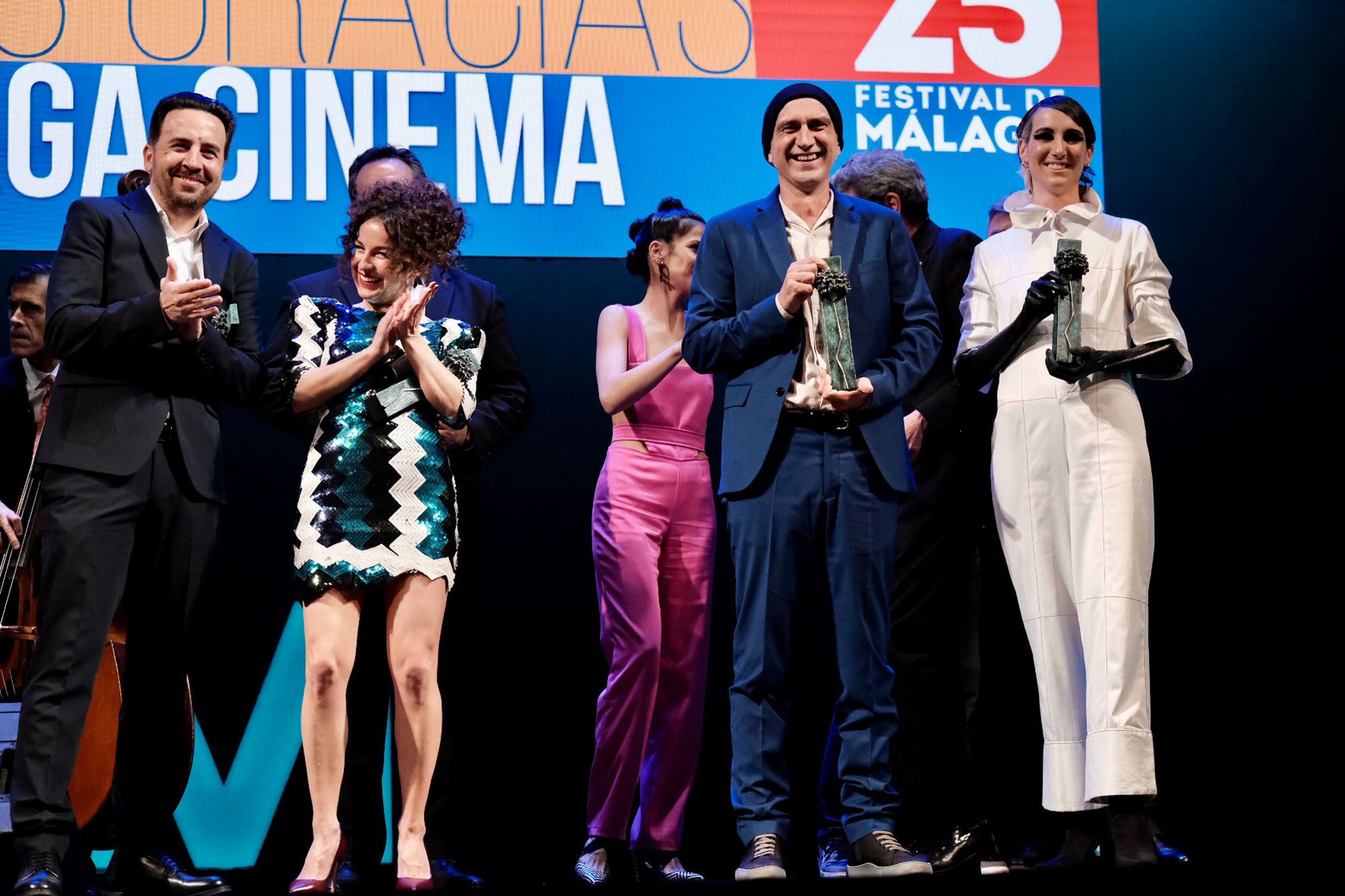 Las imágenes de la gala de los premios Málaga Cinema del Festival