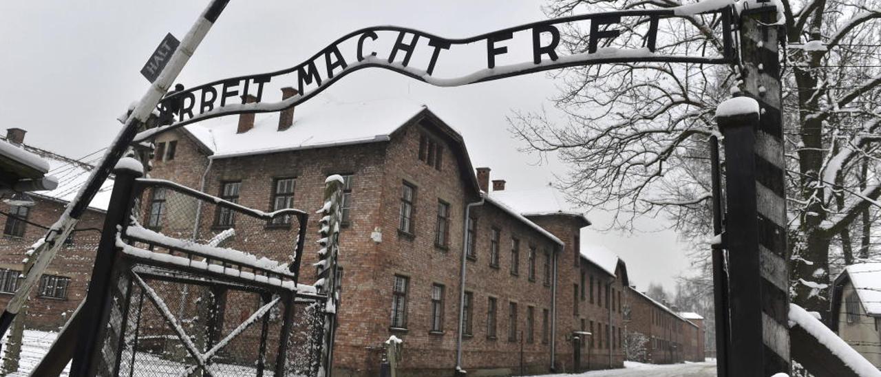 Una imagen del campo de concentración de Auschwitz.