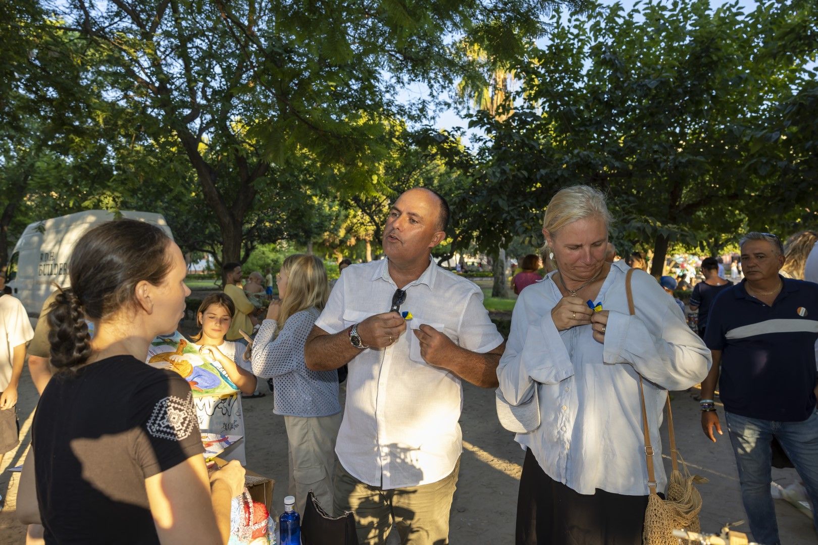 Celebración del aniversario de la independencia de Ucrania en las calles de Torrevieja y el Parque de las Naciones