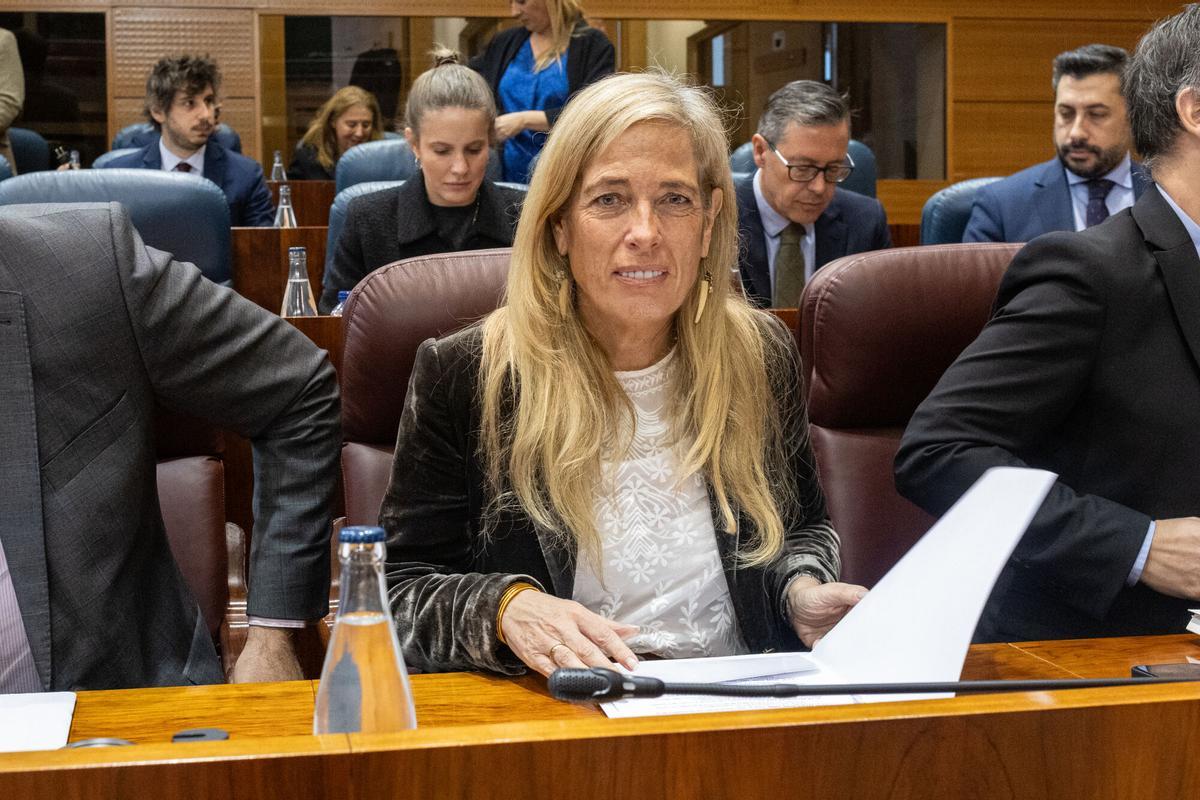 La consejera de Economía, Hacienda y Empleo de la Comunidad de Madrid, Rocío Albert.