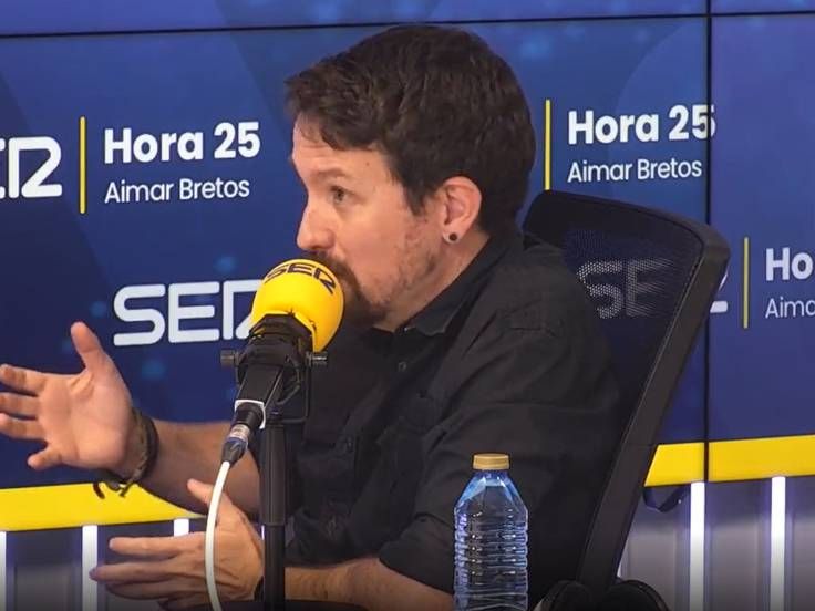 Pablo Iglesias en la Cadena Ser.